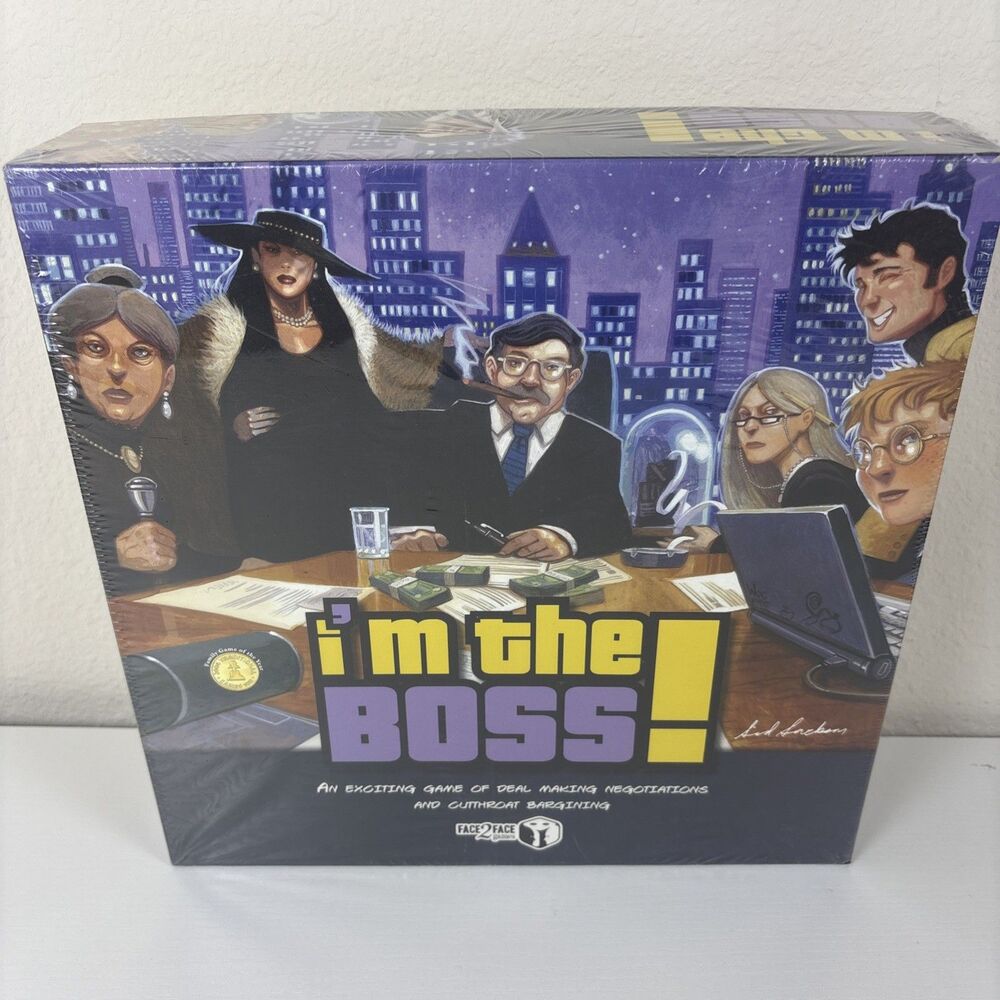 I'm the Boss Board Game SEALED 2004 Ed Face2Face